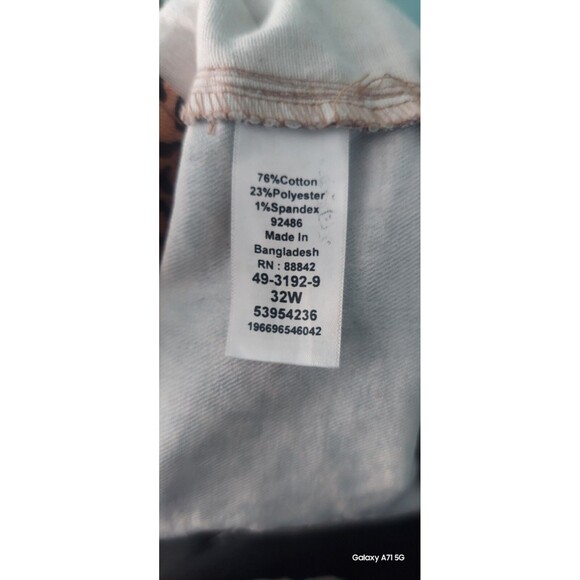 ! Denim 24/7 Women's Size 32W leopard print stretch Pants - Picture 6 of 10